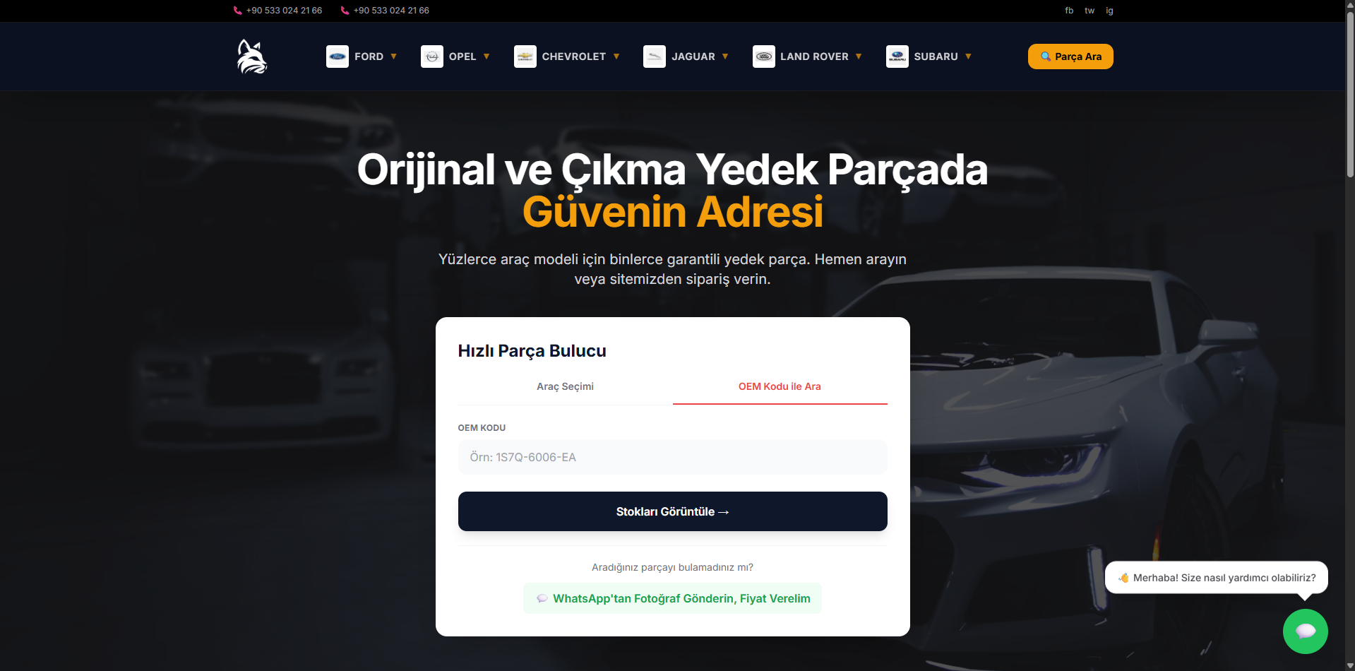 Oto Sanayi Hazır Web Sitesi